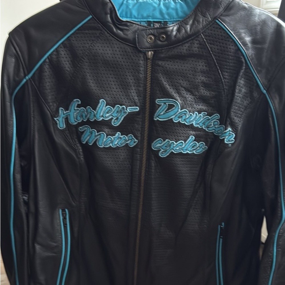 Harley Davidson women leather jacket